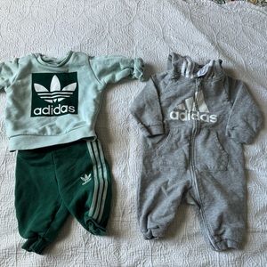 Adidas bundle of 3-6 month outfits. Boy or girl unisex